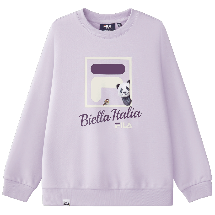 FILA KIDS Sweatshirt Sonic Purple Children Aged 3 7 Years Old