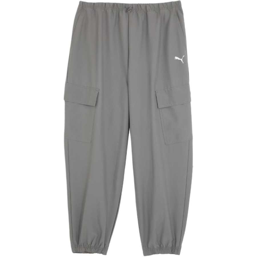 PUMA DARE To RELAXED CARGO PANTS WOVEN Casual Pants Women's Light Gray