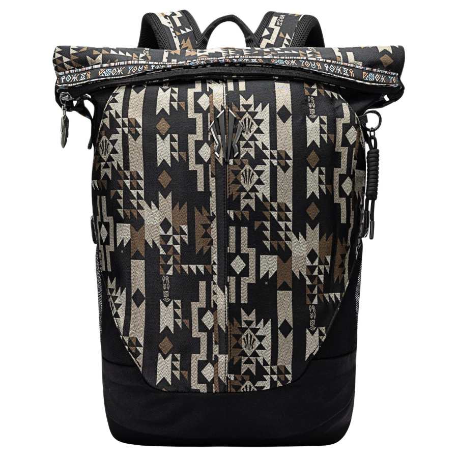 ANTA Anta Polyester Backpack Unisex Basic Black Jacquard