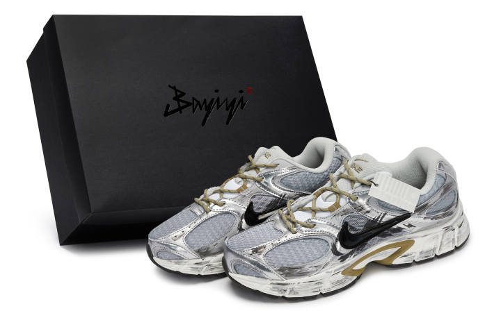 Nike Nike V5 RNR Abrasion Resistant Abrasion Resistant Low top Running Shoes Men's Black Gray Silver