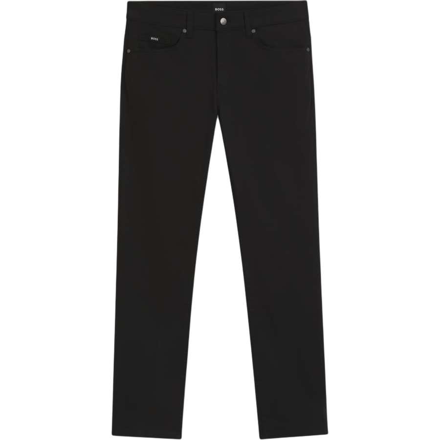 HUGO BOSS Casual Pants Men's Black Moderate Straight Fit Pants