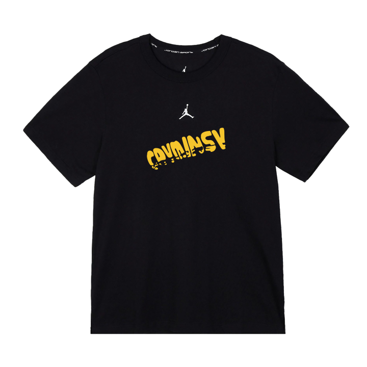 Jordan Jordan Jumpman T Shirts Unisex Black Crew Neck Moderate Straight Fit