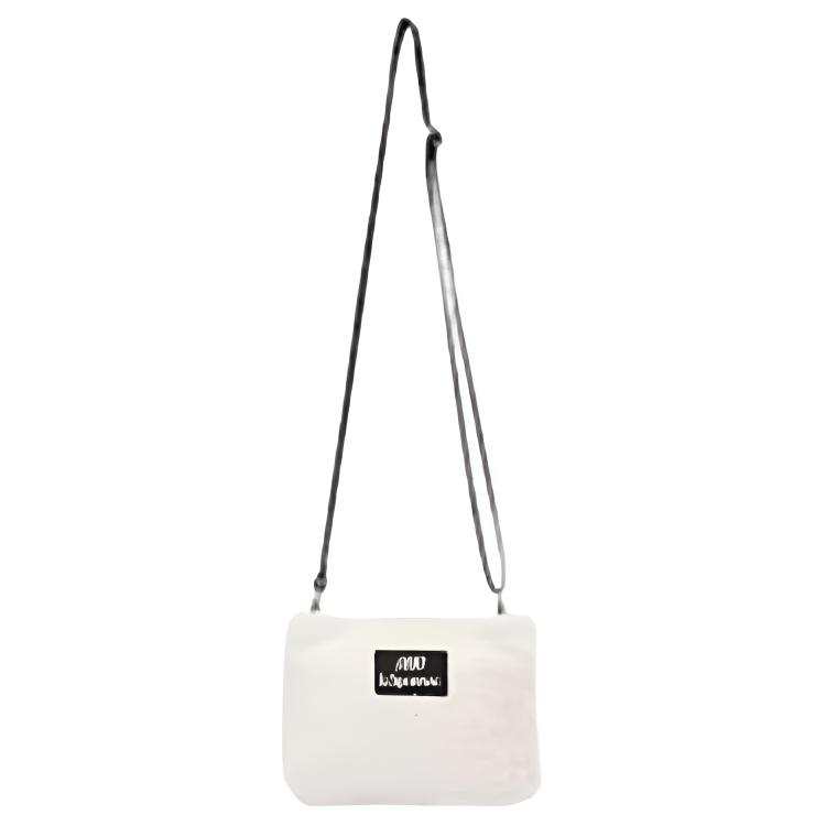 Skechers 100% Polyester Imitation Wool Fabric Shoulder Bag Women's Snow