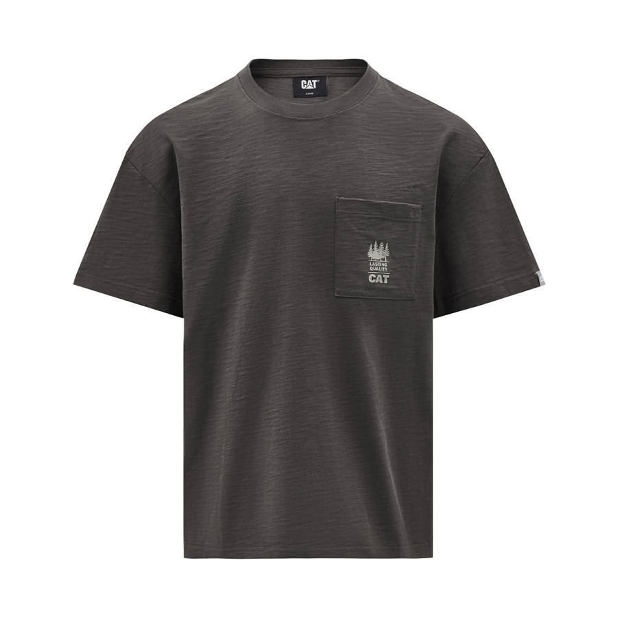 CAT CAT T Shirts Men's Crew Neck Moderate