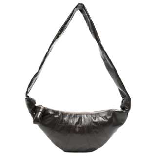 Lemaire Croissant Fabric Croissant Bag, Croissant Bag Shoulder Bag Small Unisex Dark Tobacco