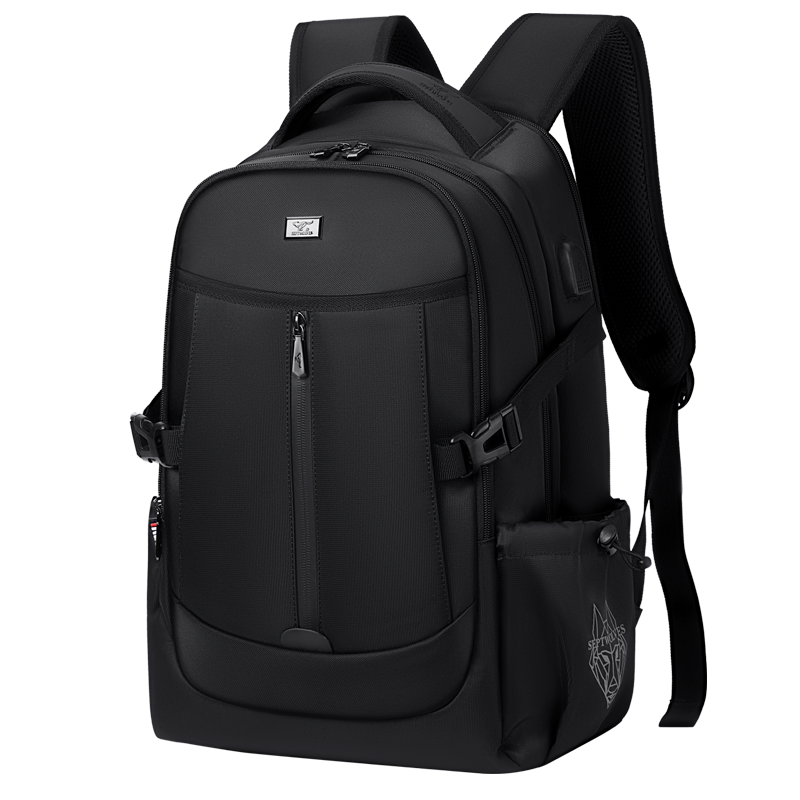 SEPTWOLVES SEPTWOLVES Fabric Backpack Regular Men's Black
