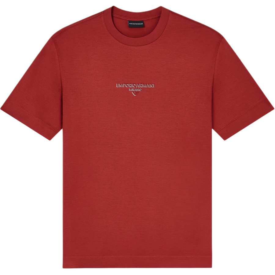 Emporio Armani logo-embroidered t-shirt