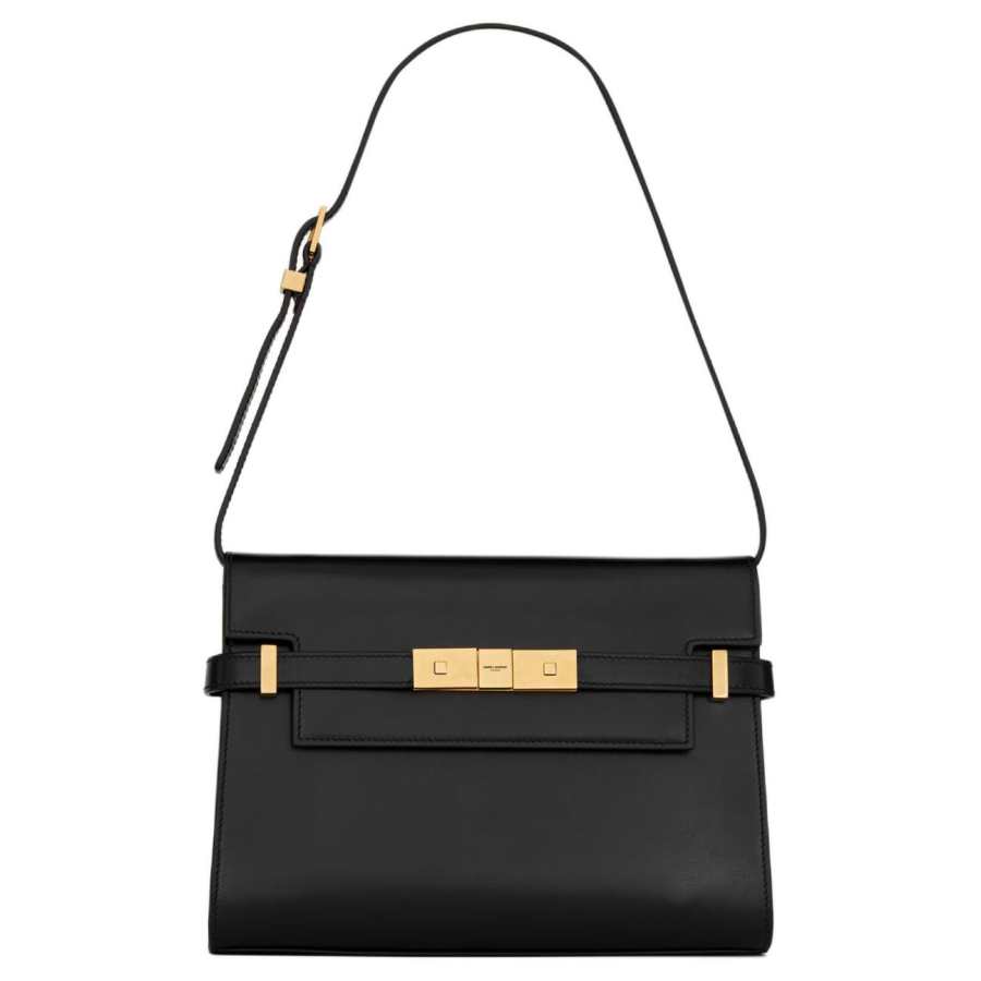 SAINT LAURENT Cow Leather Crossbody Bag, Shoulder Bag Women's Black