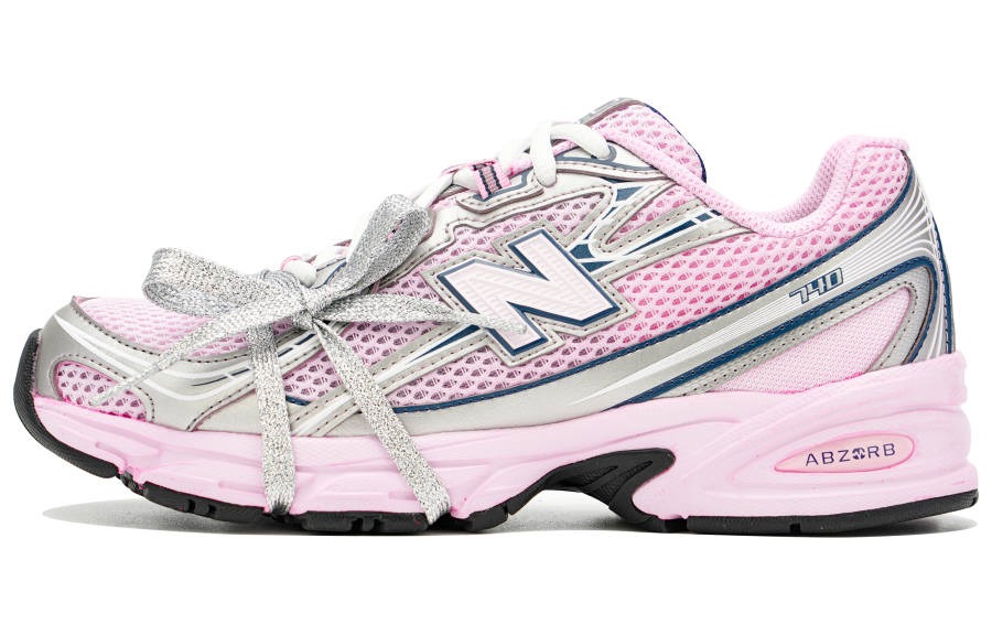 New Balance New Balance NB 740 Abrasion Resistant Breathable Low top Running Shoes Unisex Pink