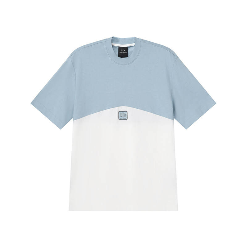 ARMANI EXCHANGE ARMANI EXCHANGEAE T Shirt Men's Sky Blue White