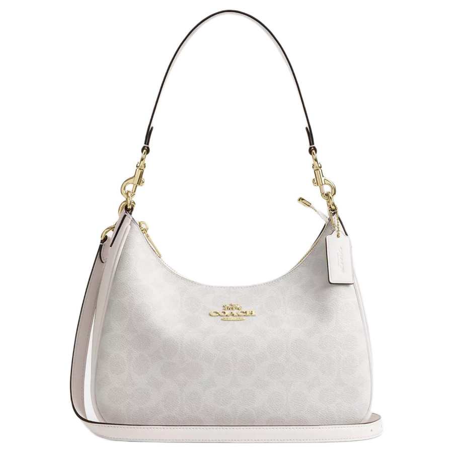 COACH Teri Artificial Leather With Recycled Leather Crescent Bag, Portable Crossbody Bag, Shoulder Bag Large Women's