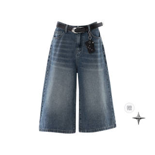 DAREASY Denim Shorts Unisex Moderate
