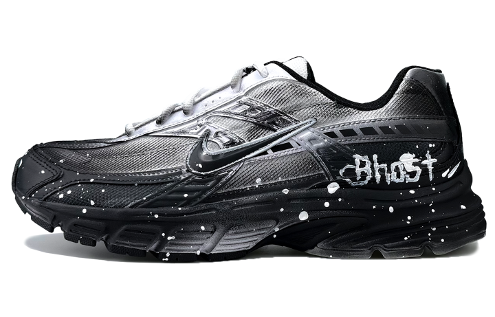 Nike Nike Initiator Abrasion Resistant Low top Running Shoes Men's Black White