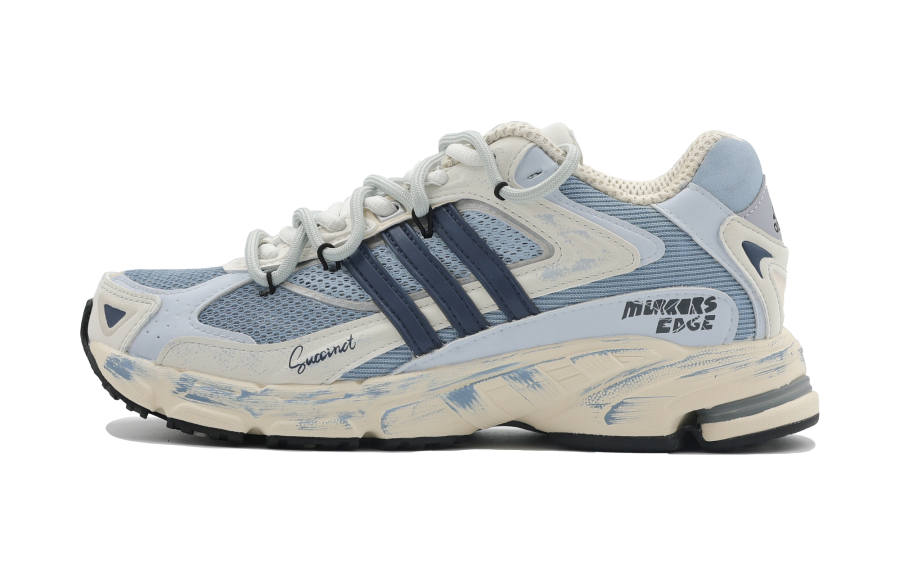 Adidas Adidas RESPONSE CL Cushioning Abrasion Resistant Low top Running Shoes Unisex Blue White