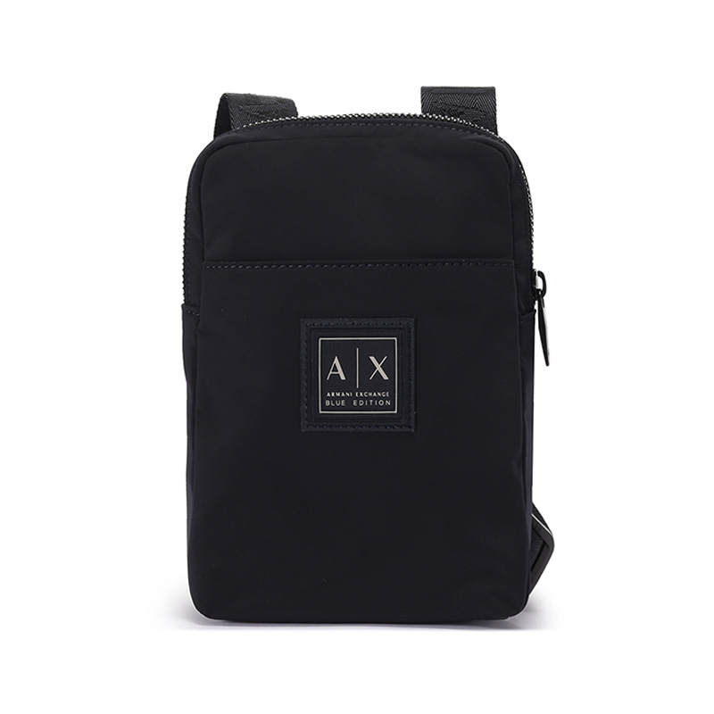 ARMANI EXCHANGE ARMANI EXCHANGEAE Polyester With Nylon Crossbody Bags Men's Dark Marine Blue