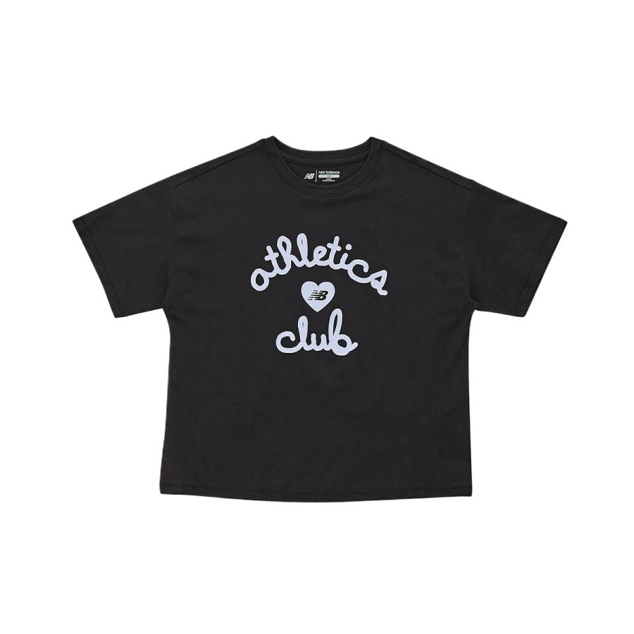 New Balance New Balance T Shirt SS25 Black Children Aged 3 7 Years Old