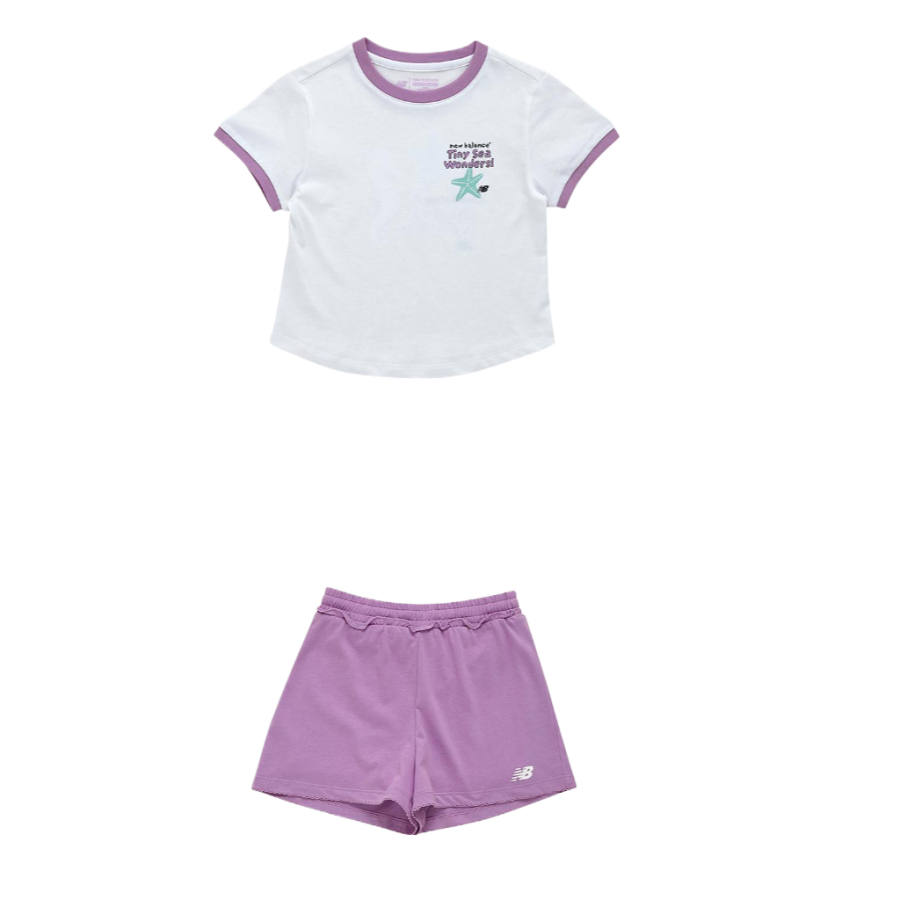 New Balance New Balance Casual Sportswear SS25 Lavender Children Aged 3 7 Years Old