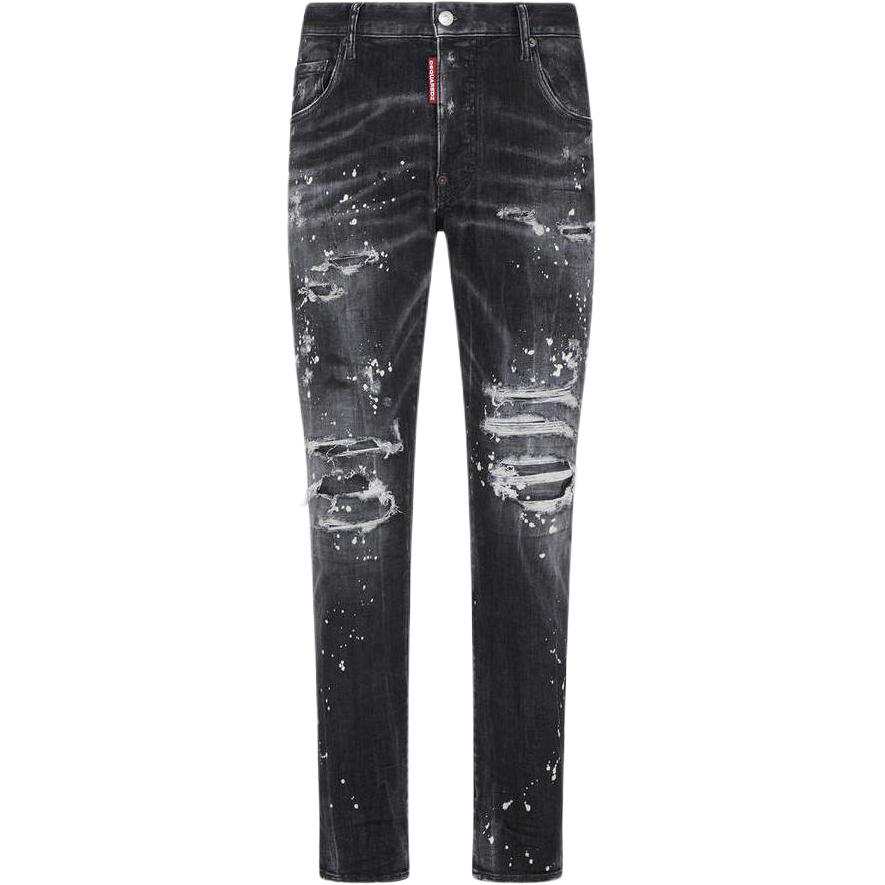 DSQUARED 2 Dsquared2 Sprayed Effect Distressed Skater Jeans