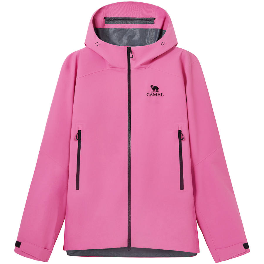 CAMEL All weather Hiking Outdoor Adventure Waterproof, Windproof, And Abrasion Resistant Windbreaker Jacket Unisex