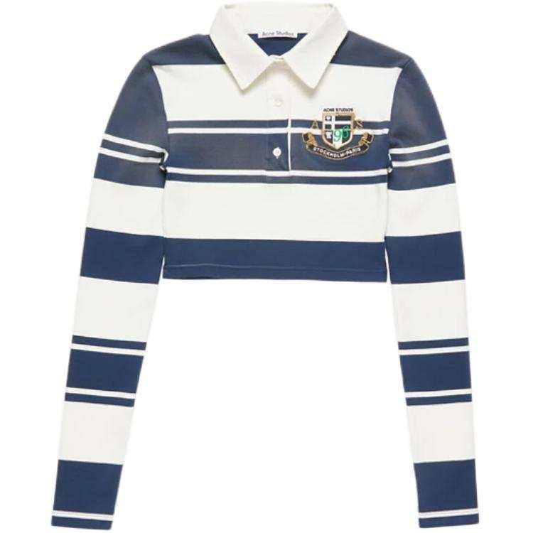 Acne Studios Acne Studios Cropped Long sleeves Polo Top