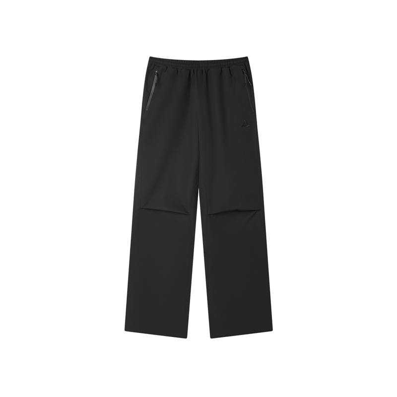PEAK Casual Pants Unisex Black Moderate Straight Fit Pants