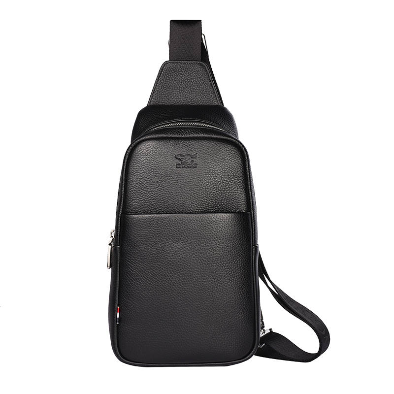 SEPTWOLVES SEPTWOLVES Top Grain Cow Leather Shoulder Bag Regular Men's Black/Coffee