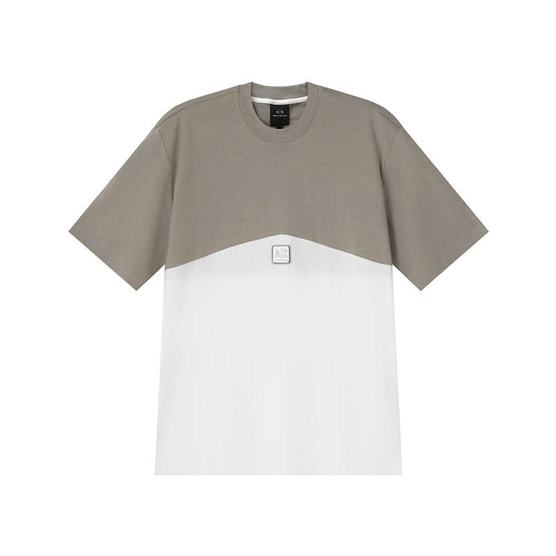 ARMANI EXCHANGE ARMANI EXCHANGEAE T Shirt Men's Coffee White