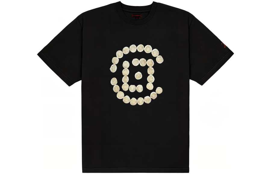 CLOT 20th Anniversary Limited Collection T Shirts Men's Black Crew Neck Moderate Straight Fit