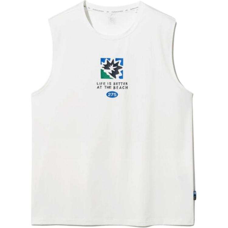 FILA Tank Tops Unisex White Crew Neck Moderate Other