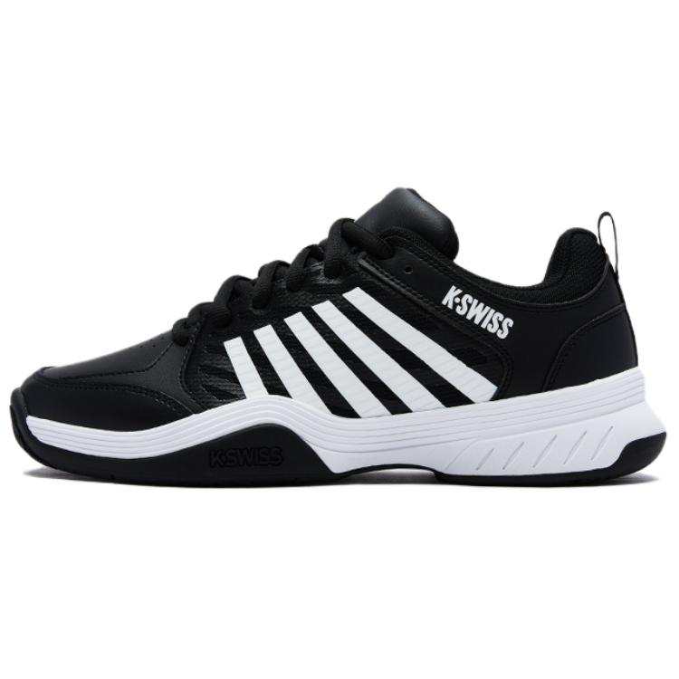 K·SWISS Textile, Synthetic Leather Low top Tennis Shoes Men's Black White