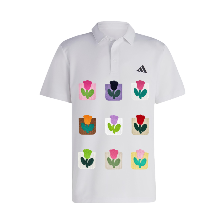 Adidas Adidas Polo Shirts Unisex White Polo Collar Moderate Straight Fit