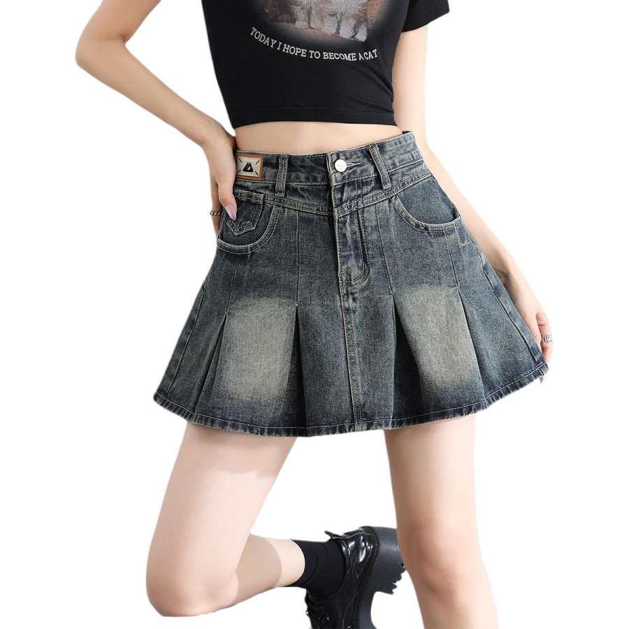 BALENO BALENO Denim Short Skirts Women's