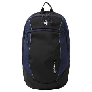 Le Coq Sportif Nylon Backpack Unisex Black & Pink & Gray
