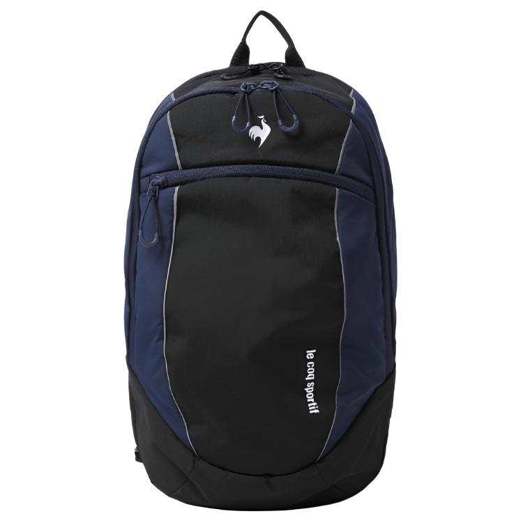 Le Coq Sportif Nylon Backpack Unisex Black & Pink & Gray
