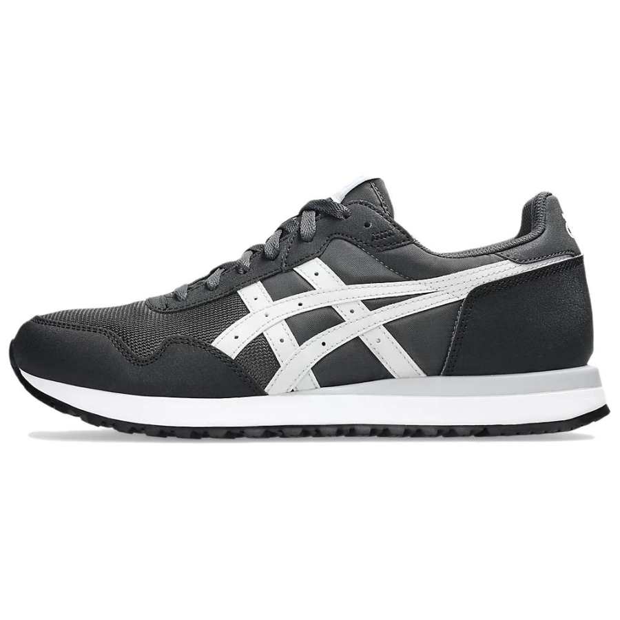 ASICS Tiger Runner II Abrasion Resistant Low top Casual Running Shoes Unisex Graphite Gray