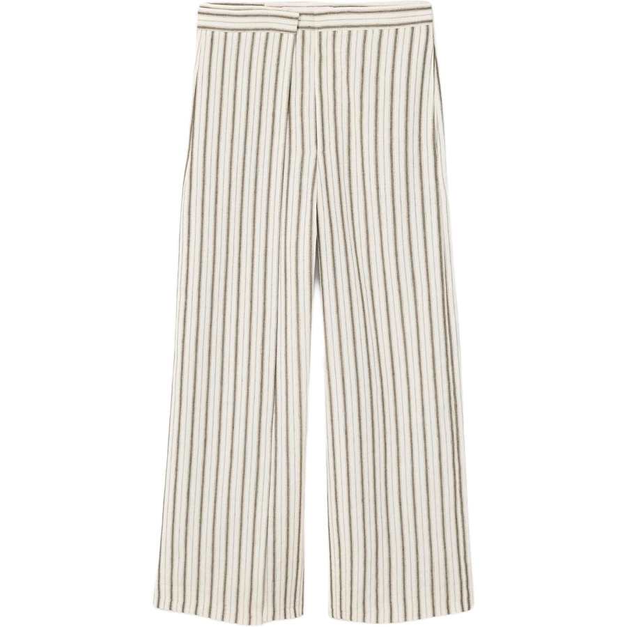ZARA Casual Pants Women's White Moderate Straight Fit Pants