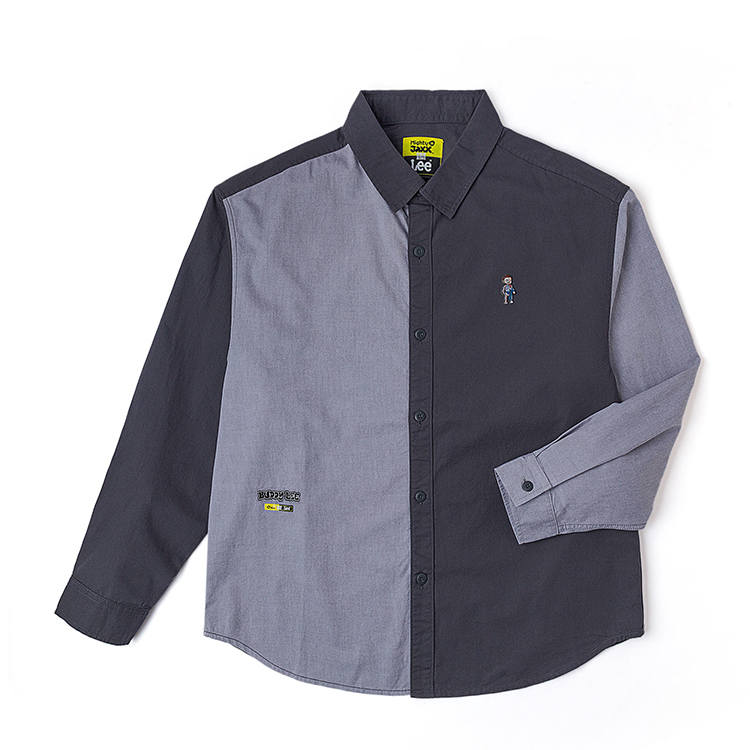 Lee Lee Shirts Unisex Lapel Moderate Shirt
