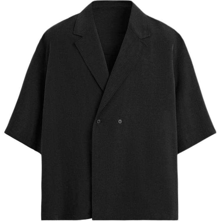 ZARA ZARA Shirts Men's Black Lapel Moderate
