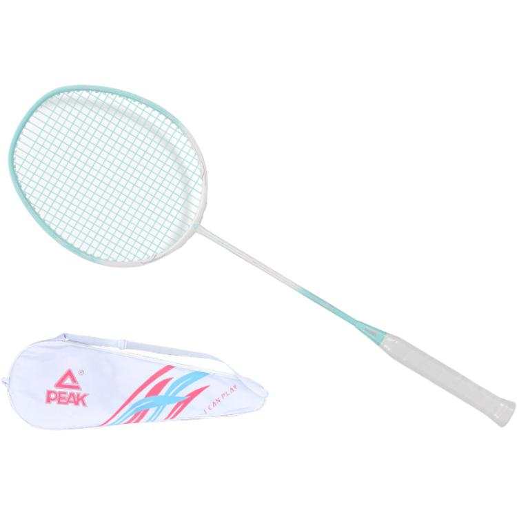 PEAK Polaris PRO Badminton Rackets Control Type All around Defense Entry level Unisex 4U/G5 Azure Teal