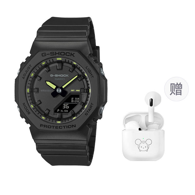 CASIO CASIO SPORTY ACCENT COLOR GMA P2100SA Quartz Movement Watch Women's Watch Black Dial