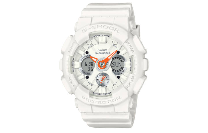 CASIO CASIO G SHOCK Collection SPORTY ACCENT COLOR Collection GMA S120SA Collection Quartz Movement Watch
