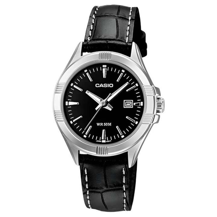 CASIO CASIO Classic Collection Quartz Movement Leather Strap Watch Women's Watch Black Dial