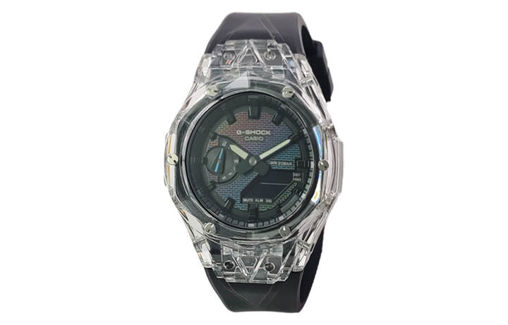 CASIO CASIO Custom Collection Quartz Movement Fluoroelastomer Strap Watch Men's Watches
