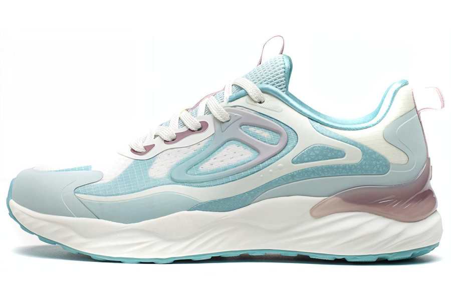 XTEP Sports Fabric Cushioning Slip Resistant Abrasion Resistant Breathable Low top Running Shoes Women's