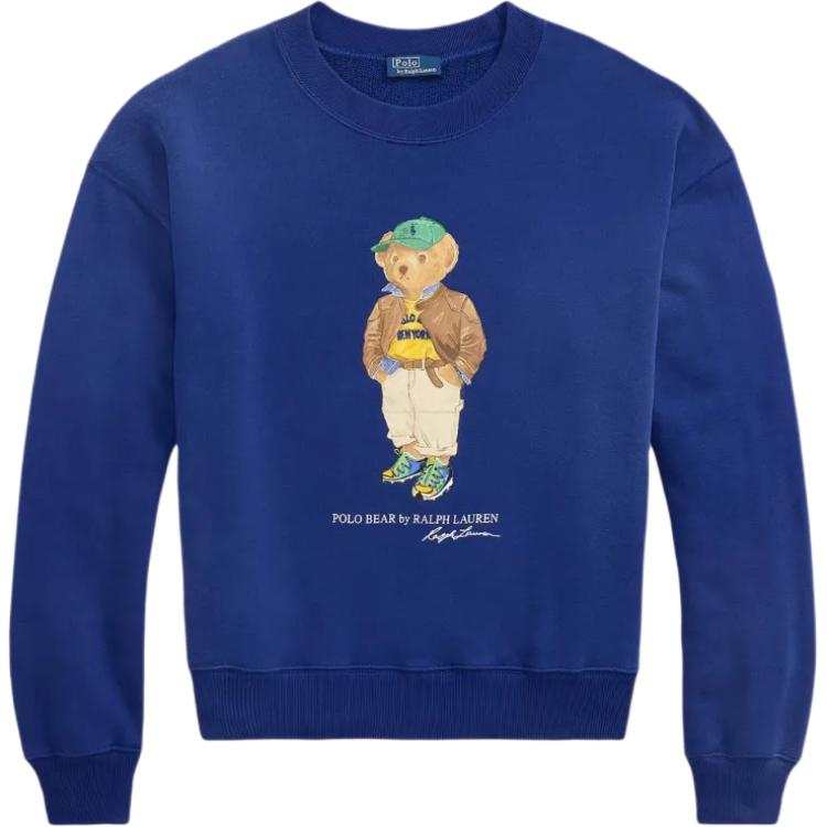 Polo Ralph Lauren Polo Bear Sweatshirt Loose Fit Women's Blue