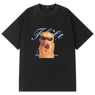 FKFT T Shirts Unisex Crew Neck Moderate Straight Fit
