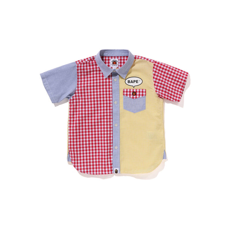 A BATHING APE Shirt SS25 Children Aged 3 7 Years Old