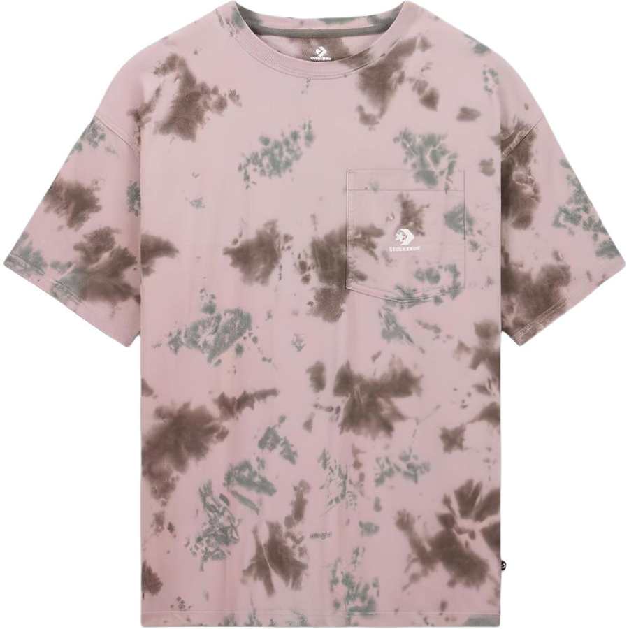 Converse Converse Tri Color Tie Dye Pocket T-Shirt