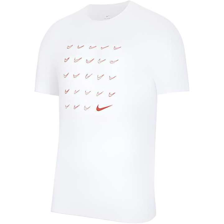 Nike Nike T Shirts Men's White Crew Neck Moderate Straight Fit