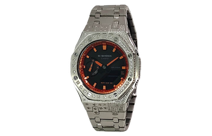 CASIO CASIO Custom Collection GA2100 Collection Quartz Movement Stainless Steel Strap Watch Men's Watches
